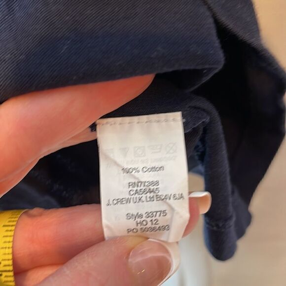 J.Crew Crewcuts Collectible Sequins Bow Long Sleeve Navy Shirt. Size 10. - Picture 5 of 6